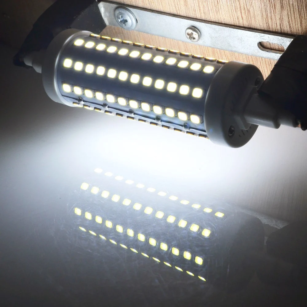LAMPADA LAMPADINA A LED R7S LUCE 360 GRADI 118mm LUCE calda fredda 220V 10W - TrAdE Shop Traesio