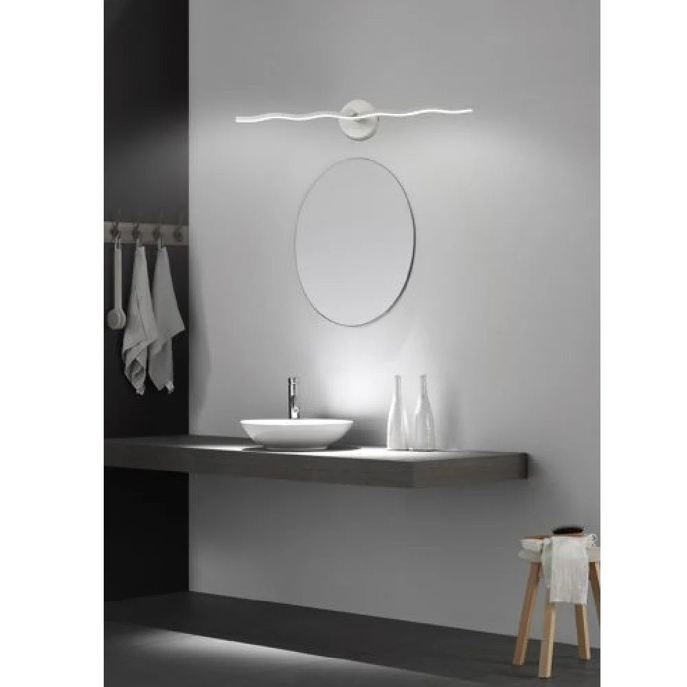LAMPADA LED DA SPECCHIO MODERNA APPLIQUE LUCE FREDDA NATURALE 10 WATT 800LM F12 - TrAdE Shop Traesio