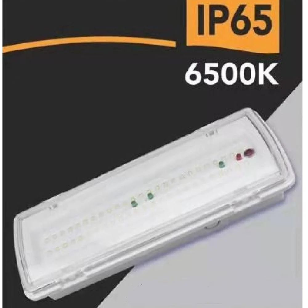 LAMPADA LED EMERGENZA ANTI BLACKOUT ESTERNO IP65 3.5W 400LM 3 ORE AUTONOMIA - TrAdE Shop Traesio