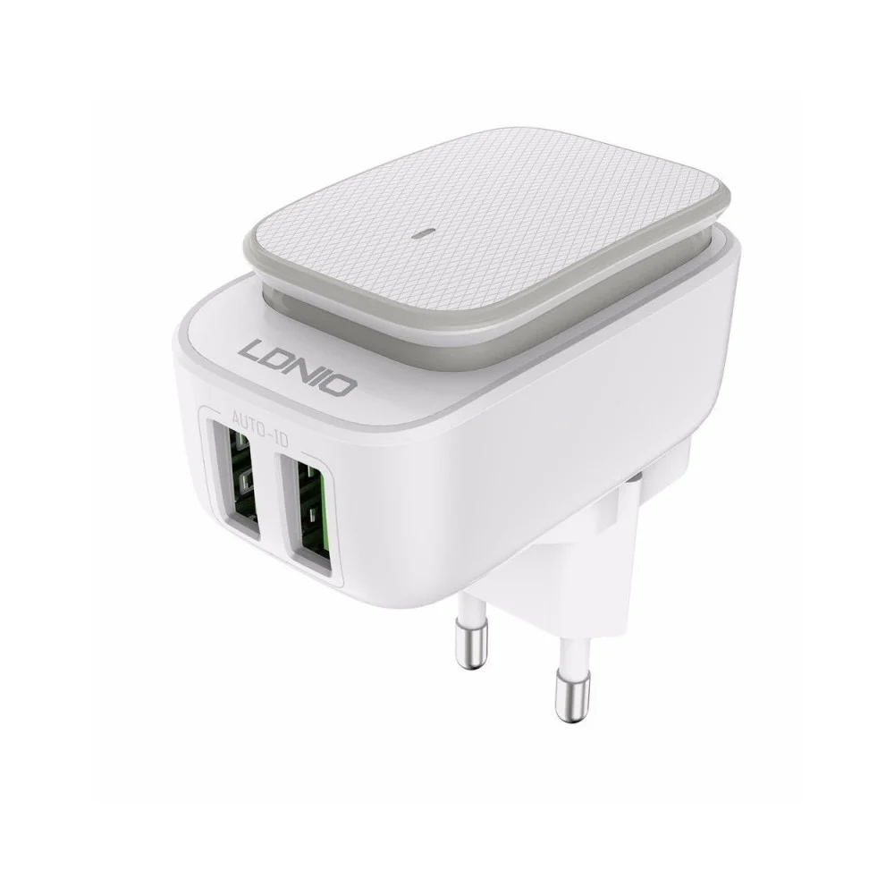 LAMPADA LED TOUCH CON CARICABATTERIE 2 PORTE USB DA VIAGGIO PER ANDROID SAMSUNG - TrAdE Shop Traesio