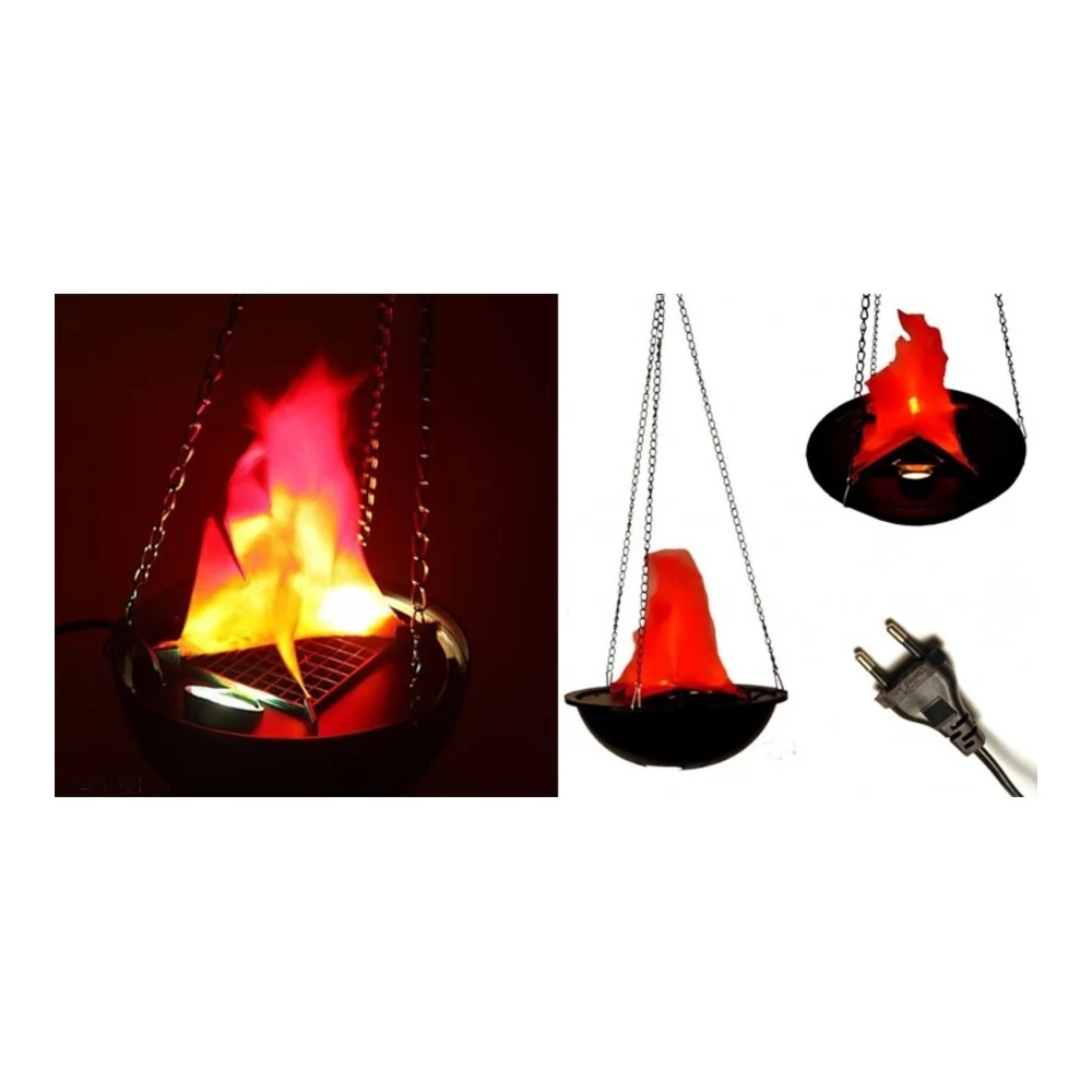 LAMPADA LUCE EFFETTO FUOCO FIAMMA FINTA SCHENOGRAFIA LAMPADE A SOSPENSIONE GRAND - TrAdE Shop Traesio