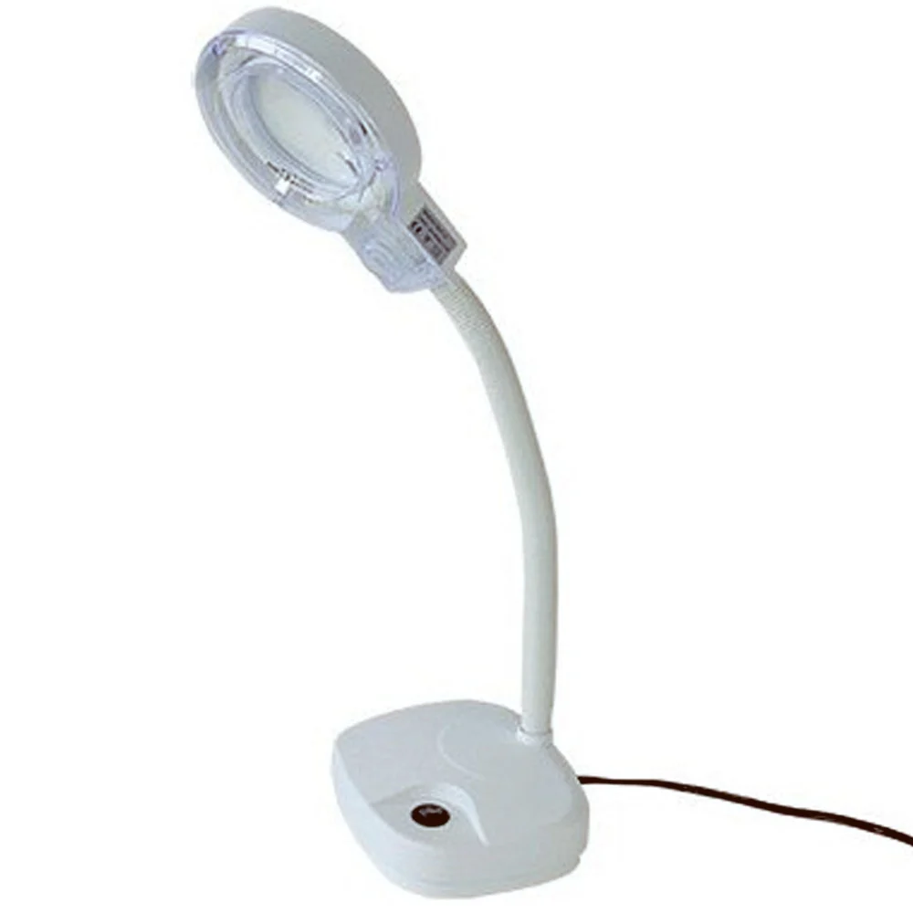 LAMPADA NEON DA TAVOLO CON LENTE DI INGRANDIMENTO PROFESSIONALE FLESSIBILE 3D 8D - TrAdE Shop Traesio
