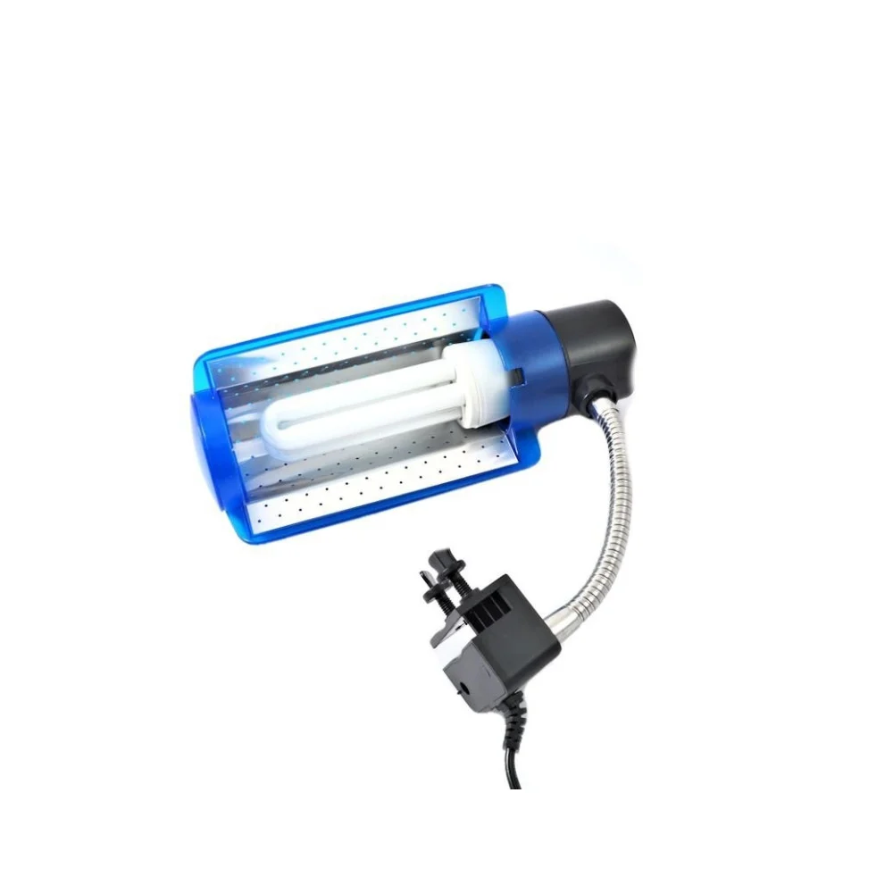 LAMPADA PLAFONIERA 2U FLESSIBILE PER ACQUARIO A BORDO VASCA LUCE 13W WATT XL-13W