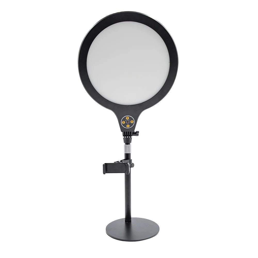 LAMPADA PROFESSIONALE CON SUPPORTO PER CELLULARE SELFIE FOTOGRAFIE VIDEO Q-T136