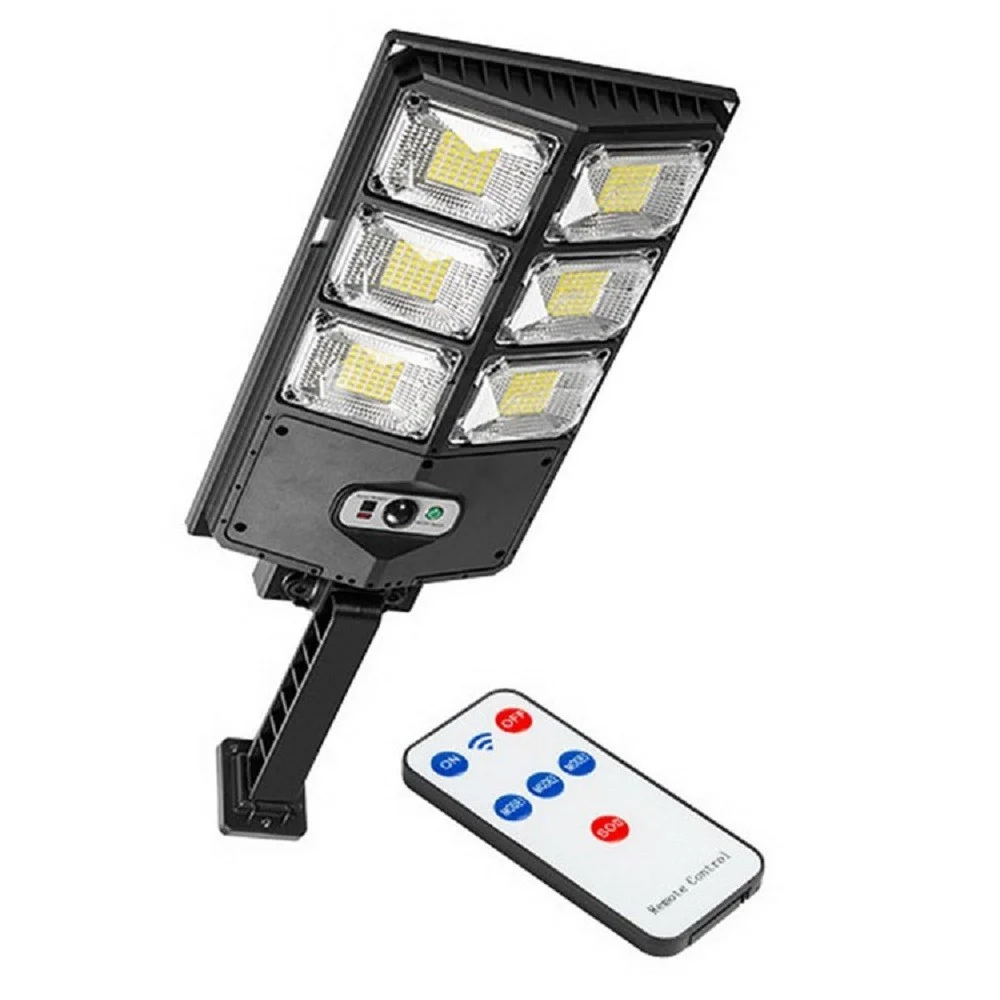 LAMPADA SOLARE LED IMPERMEABILE GIARDINO CORTILE SENSORE MOVIMENTO TELECOMANDO - TrAdE Shop Traesio