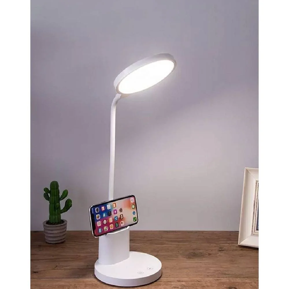 LAMPADA TAVOLO FLESIBILE LED RICARICABILE PORTACELLULARE DIMMERABILE 10W LS-TD01