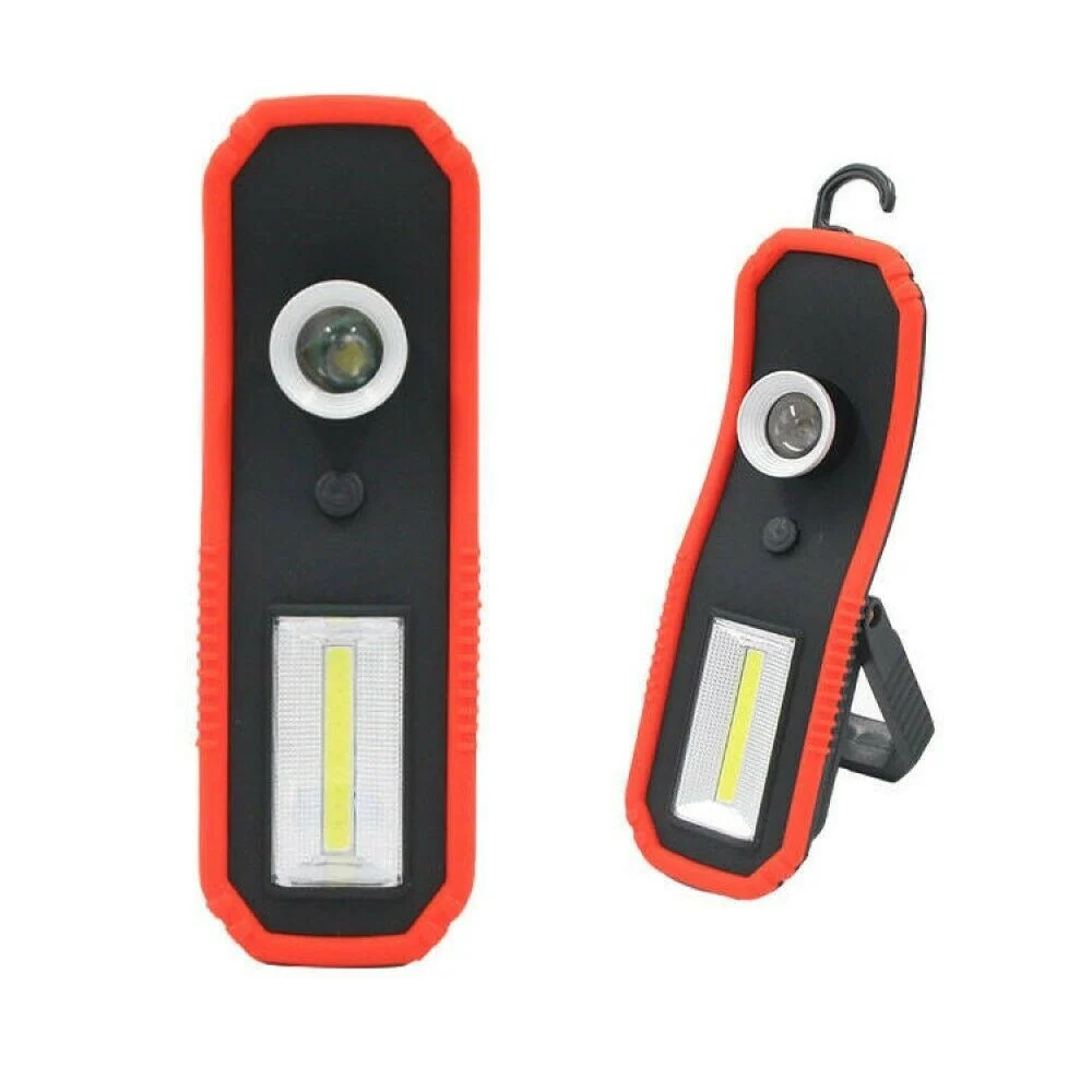 LAMPADA TORCIA LAVORO LED CALAMITA MAGNETICA RICARICABILE CON GANCIO HC-919