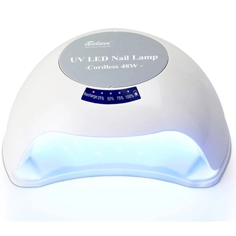 LAMPADA UV SENZA FILI tp68 48W LED DOPPIA LUCE SENSORE FORNETTO UNGHIE NAIL ART - TrAdE Shop Traesio
