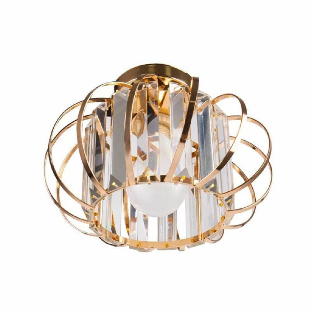 LAMPADARIO DA SOFFITTO E27 DESIGN MODERNO IN METALLO CROMATO ORO ARGENTO - TrAdE Shop Traesio