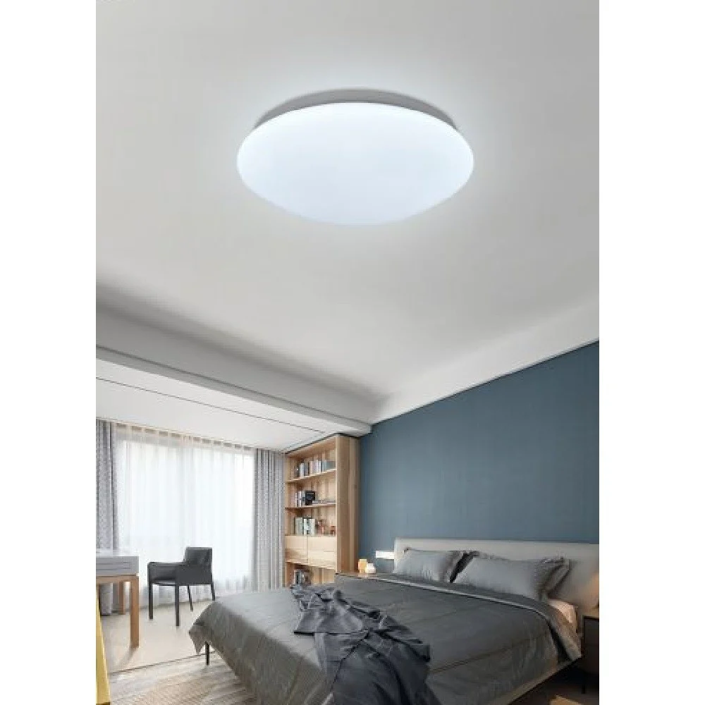 LAMPADARIO DA SOFFITTO PLAFONIERA LED 24 WATT CUPOLA DIVERSI TONI DI LUCE C0 - TrAdE Shop Traesio