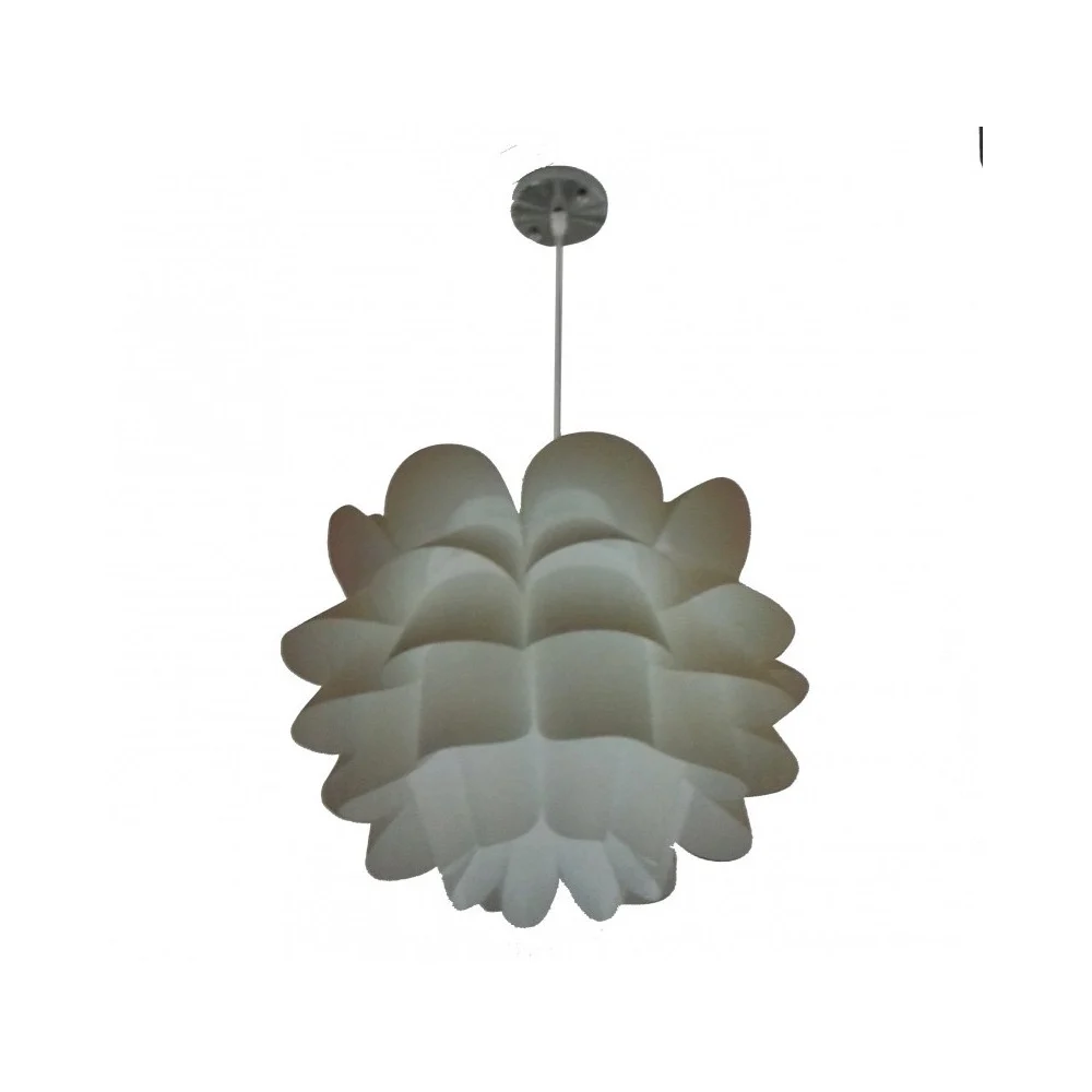 LAMPADARIO LAMPADA A SOSPENSIONE ROTONDO MODERNO EFFETTO ORIGAMI FLOREALE - TrAdE Shop Traesio