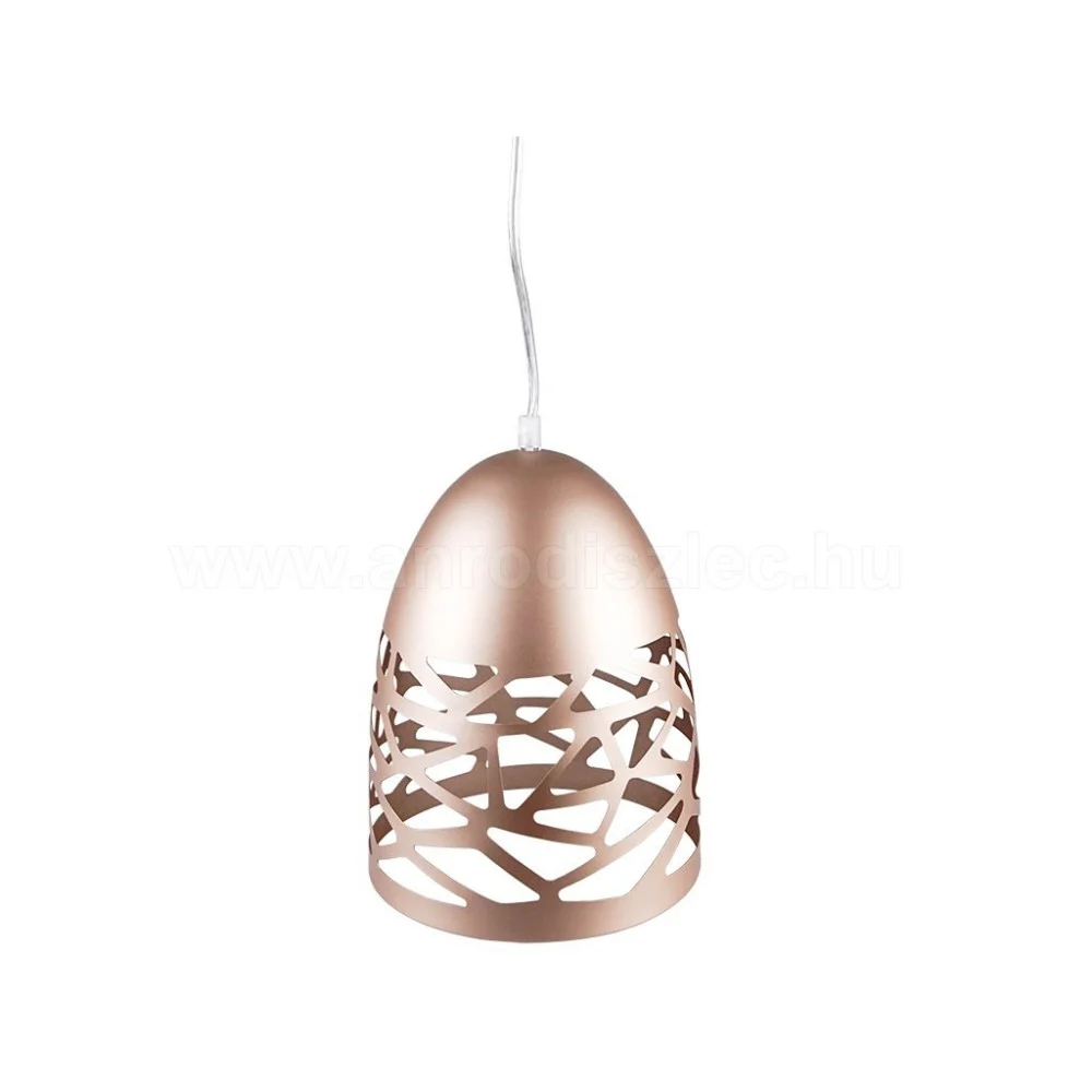 LAMPADARIO PENDENTE A SOSPENSIONE COLORE ORO CHAMPAGNE STILE ELEGANTE VT-7200