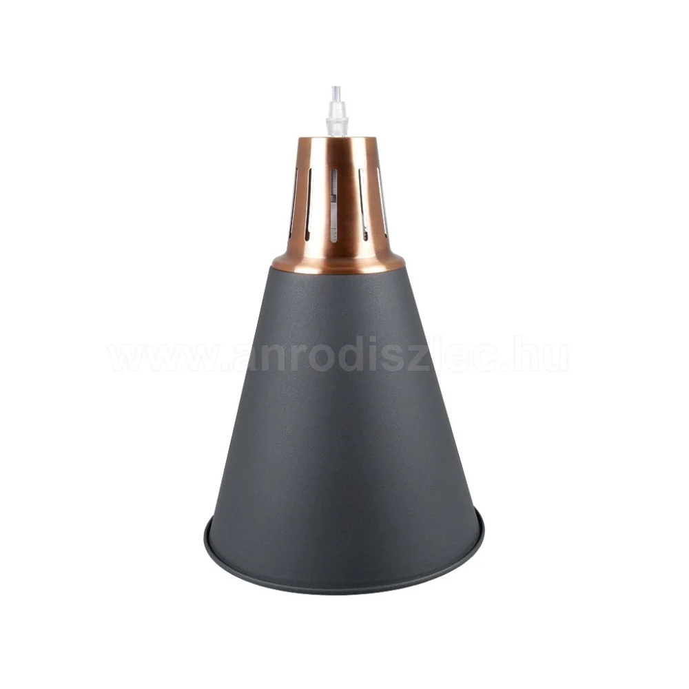 LAMPADARIO PENDENTE LAMPADA A SOSPENSIONE COLORE NERO SABBIA ALLUMINIO VT-7520