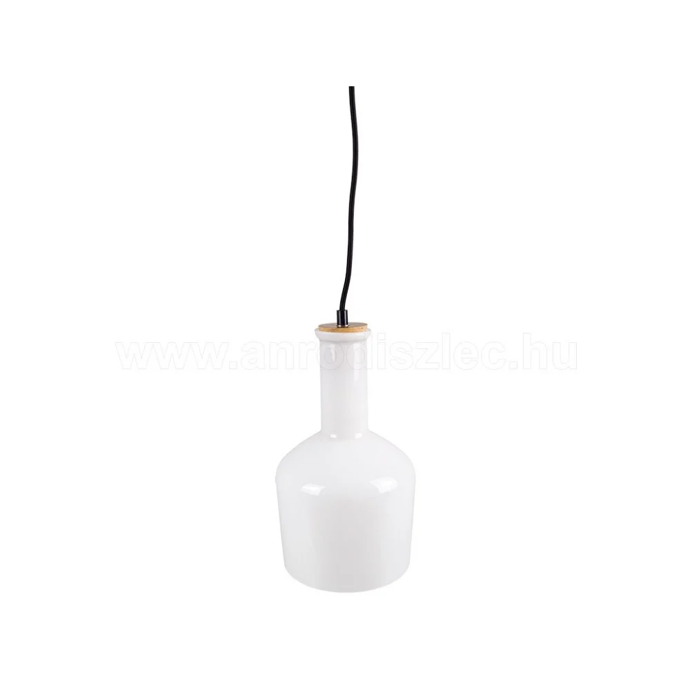 LAMPADARIO PENDENTE LAMPADA A SOSPENSIONE IN LEGNO E VETRO CHIARO MODERNO 7177 - TrAdE Shop Traesio
