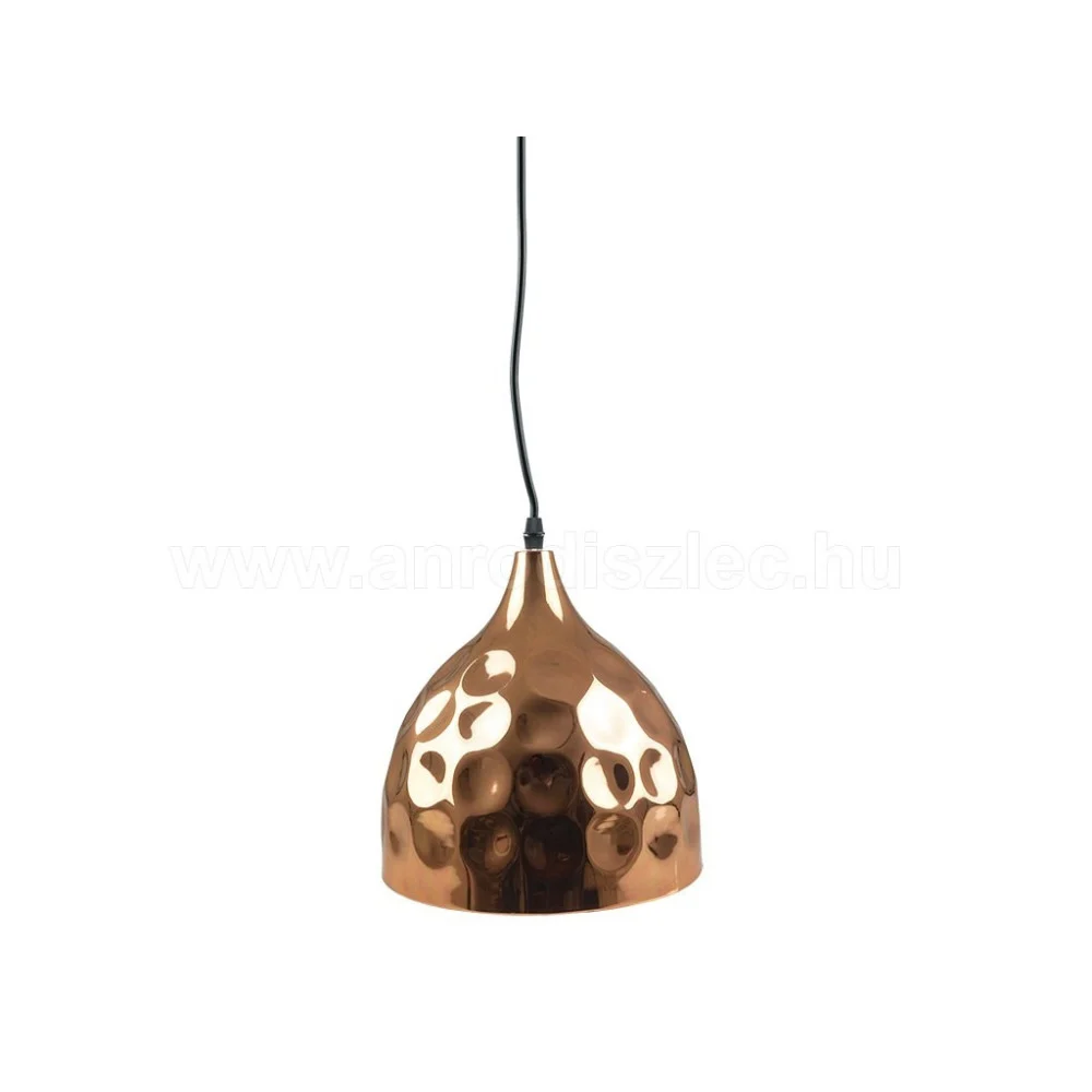 LAMPADARIO PENDENTE LAMPADA A SOSPENSIONE IN METALLO CONO ORO ROSA RAME VT-8230
