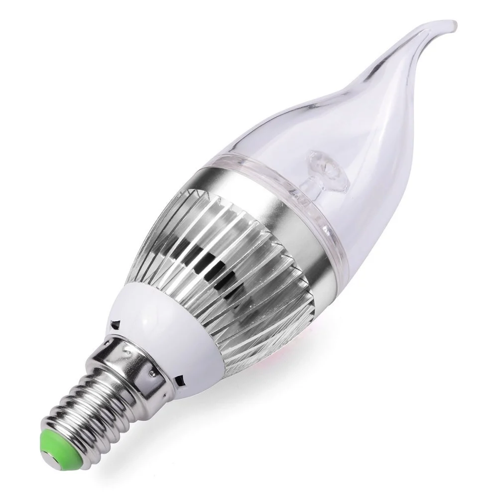 LAMPADINA A CANDELA COLPO DI VENTO DA 3W ATTACCO E14 BULBO PICCOLO LUCE CALDA - TrAdE Shop Traesio