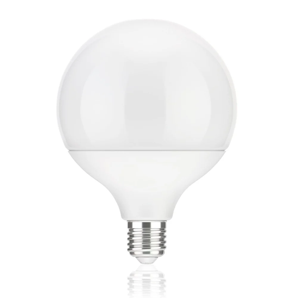 Lampadina a LED con attacco E27 forma G120 1400 lumen 18W bianco caldo freddo - TrAdE Shop Traesio