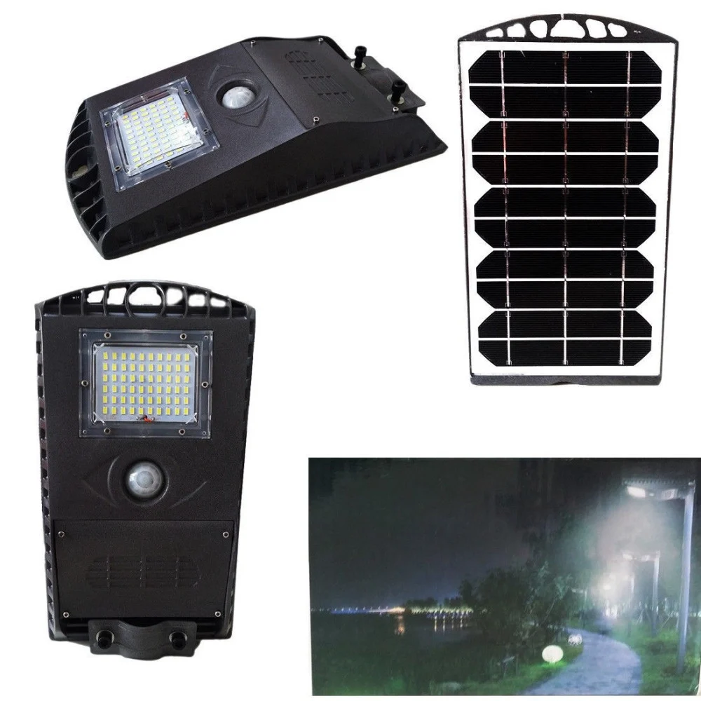 LAMPIONE FARO FARETTO SOLARE LAMPADA 60 LED SMD PER ESTERNI 30W PANNELLO SOLARE - TrAdE Shop Traesio