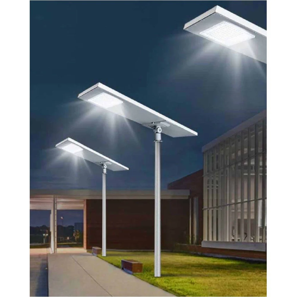 LAMPIONE FARO LED STRADALE 300W PANNELLO SOLARE DA ESTERNO IP65 6500K SL-300W-LP
