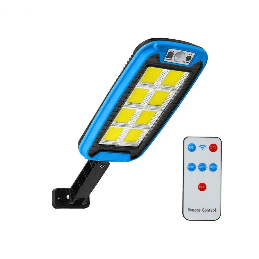 LAMPIONE FARO STRADALE AD ENERGIA SOLARE TELECOMANDO FARETTO 240 LED COB 8019B - TrAdE Shop Traesio