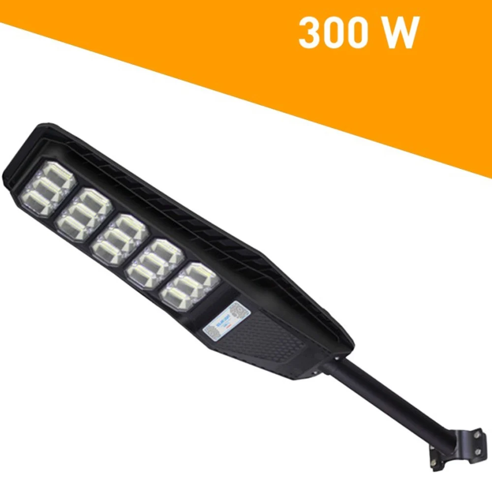 LAMPIONE STRADALE LUCE ENERGIA SOLARE LED 300WATT SENSORE PIR STAFFA TELECOMANDO - TrAdE Shop Traesio