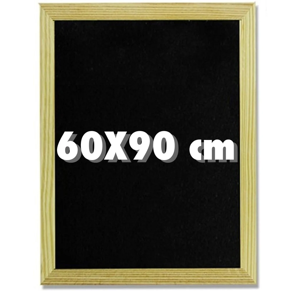 LAVAGNA NERA PER GESSETTO 60 X 90 CM LAVAGNETTA CASA UFFICIO SCUOLA - TrAdE Shop Traesio