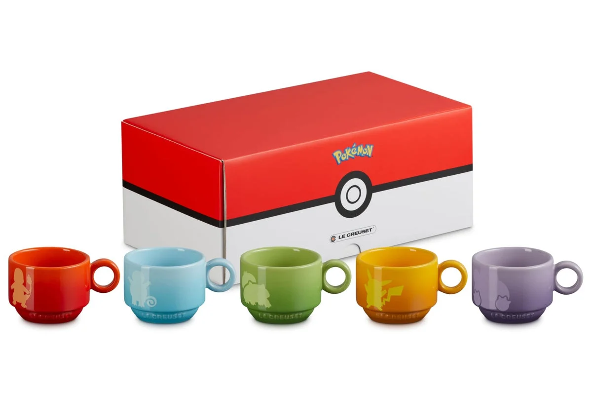 Le Creuset Set di Tazze Impilabili Pokémon 5 Pezzi