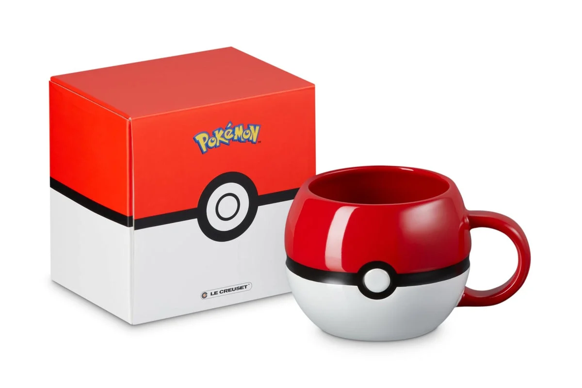 Le Creuset Mug Pokémon Monster Ball 360 ml Ceramica Bianca