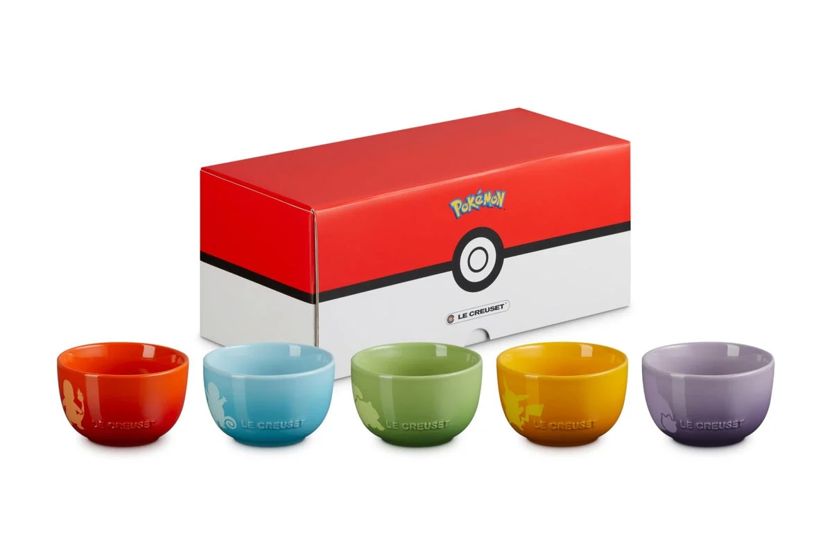 Le Creuset Pokémon Sphere Rice Bowl 5pcs set