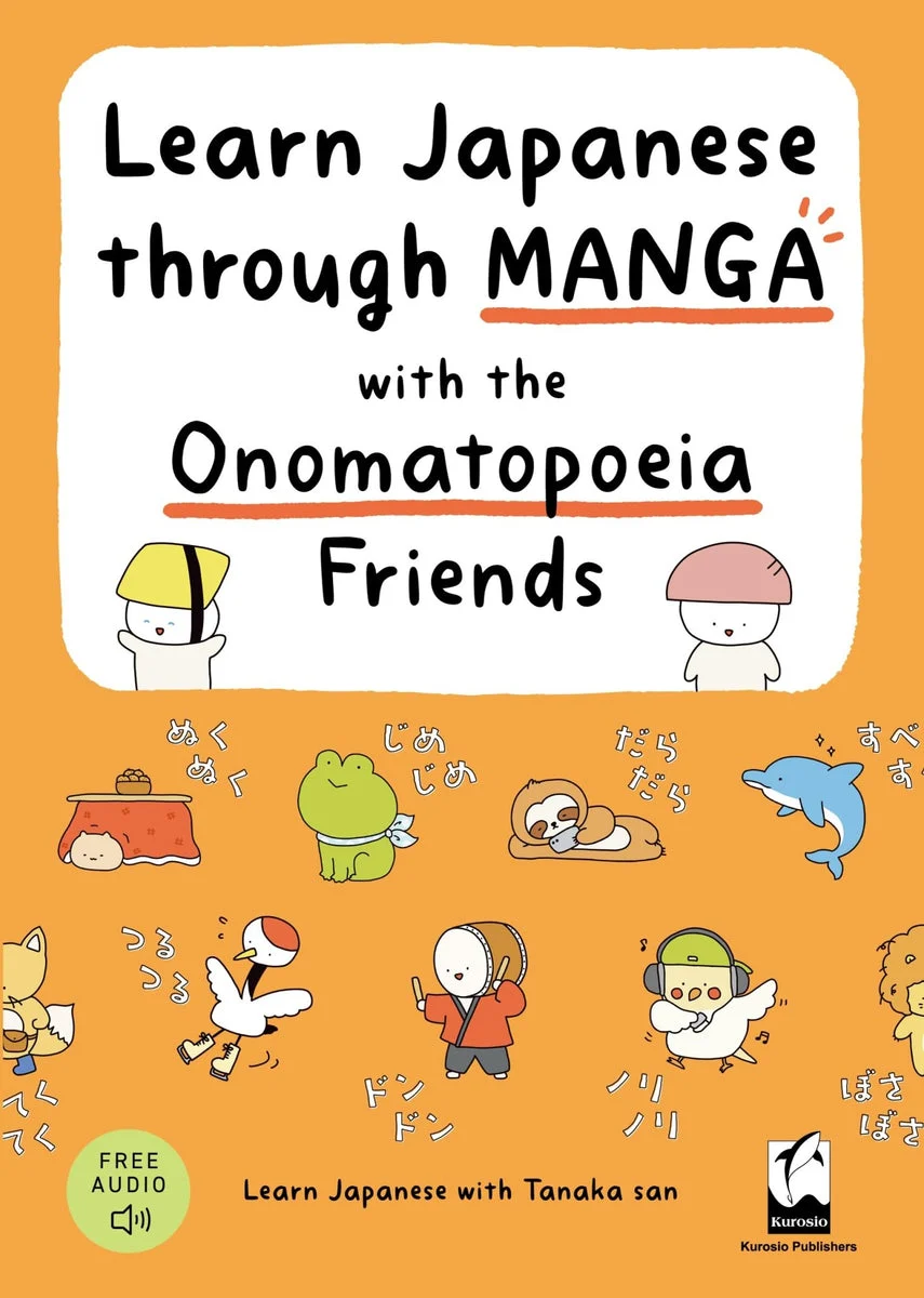 Learn Japanese Through Manga with Onomatopoeia Friends in inglese - WAFUU JAPAN