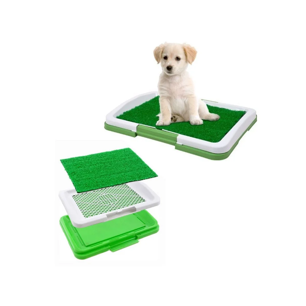 LETTIERA MAXI PER CUCCIOLO CANE ERBA WC PANNO ASSORBENTE POTTY CUCCIOLI CASA - TrAdE Shop Traesio