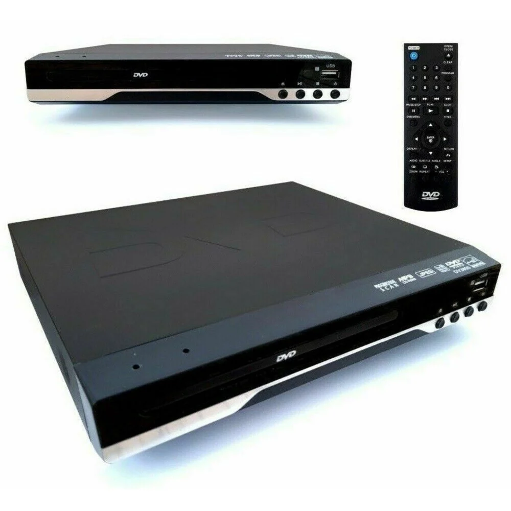 LETTORE DVD HDMI USB DISPLAY DVD-R CD MP3 MP4 TELECOMANDO MULTILINGUA DV3800