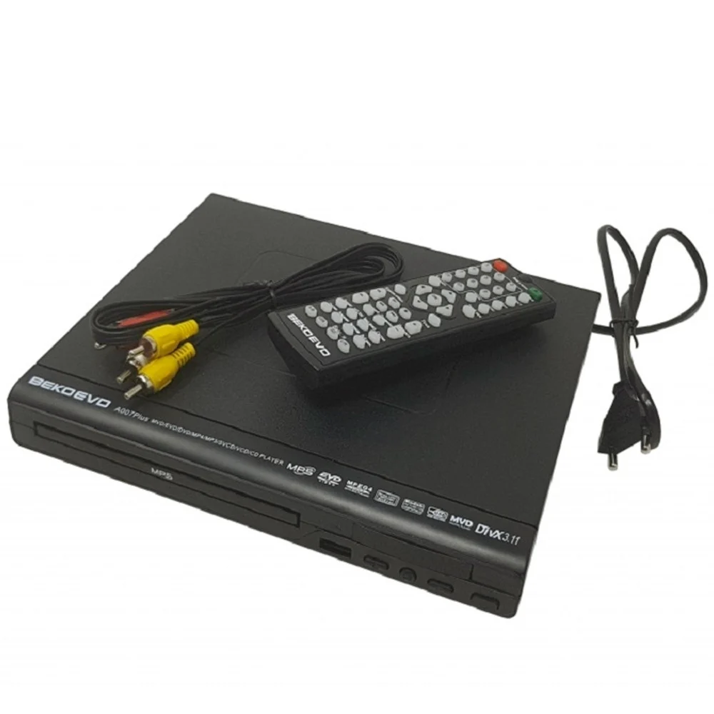 LETTORE DVD VIDEO EVD MVD DVDR CD JPEG MP4 MP3 MP5 WMA RCA USB TELECOMANDO - TrAdE Shop Traesio