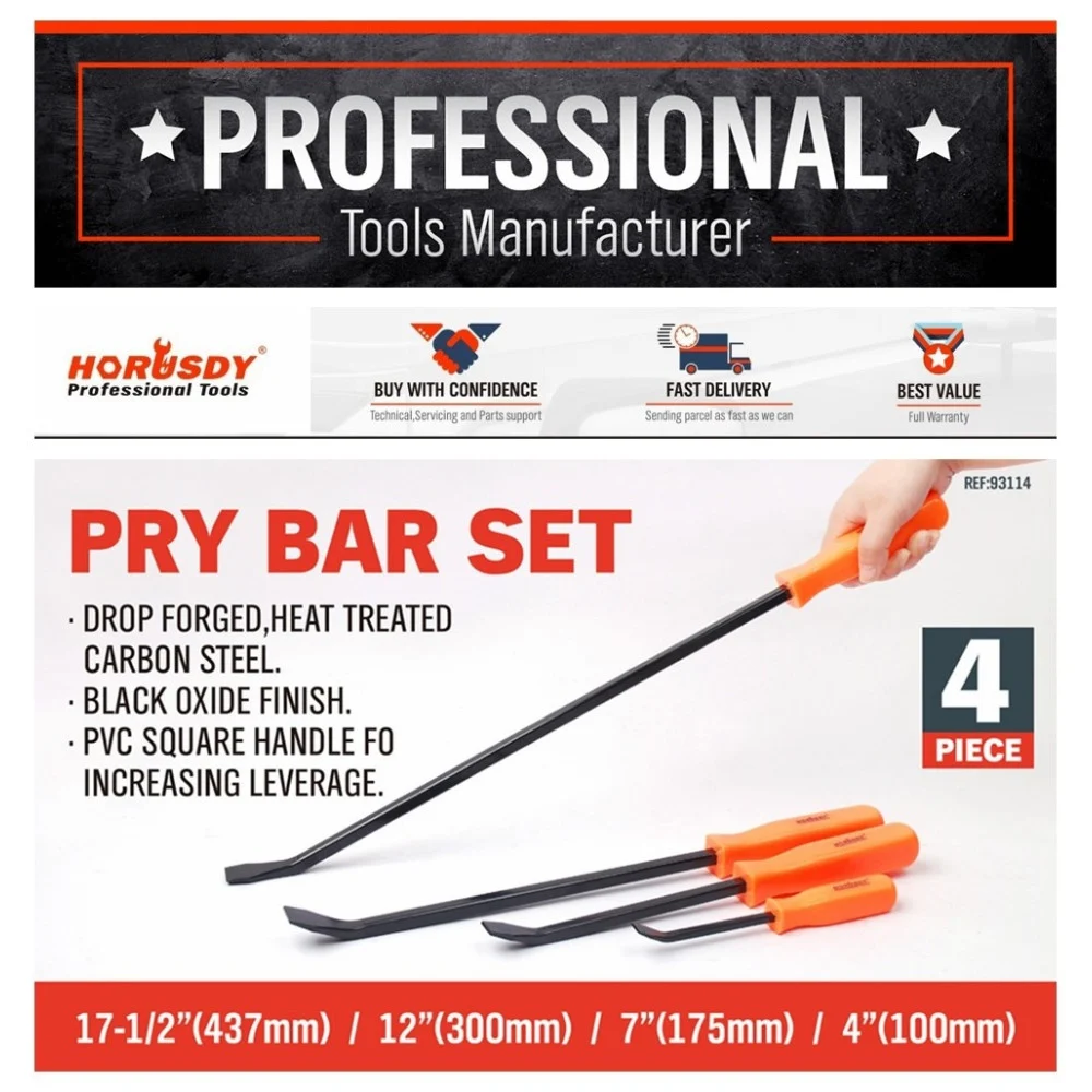 LEVE SET 4 PEZZI UTENSILI OFFICINA MECCANICO GOMMISTA CARROZZERIA CARROZZIERE - TrAdE Shop Traesio