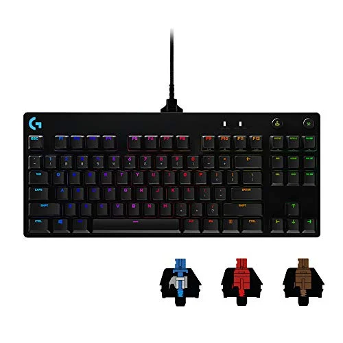 Logicool G PRO X TKL Gaming Keyboard GX Clicky Switches RGB Japanese Layout