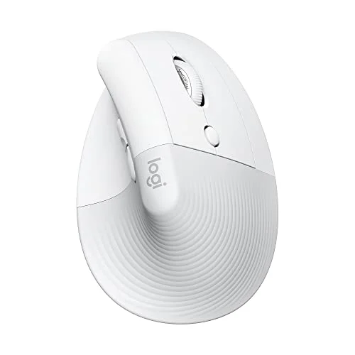 Logicool Mouse Verticale Ergonomico Senza Fili M800PG Grigio Chiaro