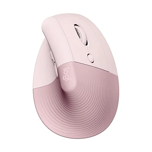 Logicool Mouse Verticale Ergonomico Senza Fili M800RO Rosa per Windows Mac
