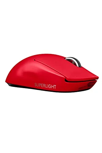 Logicool G PRO X SUPERLIGHT Red Wireless Gaming Mouse Lightweight 63g