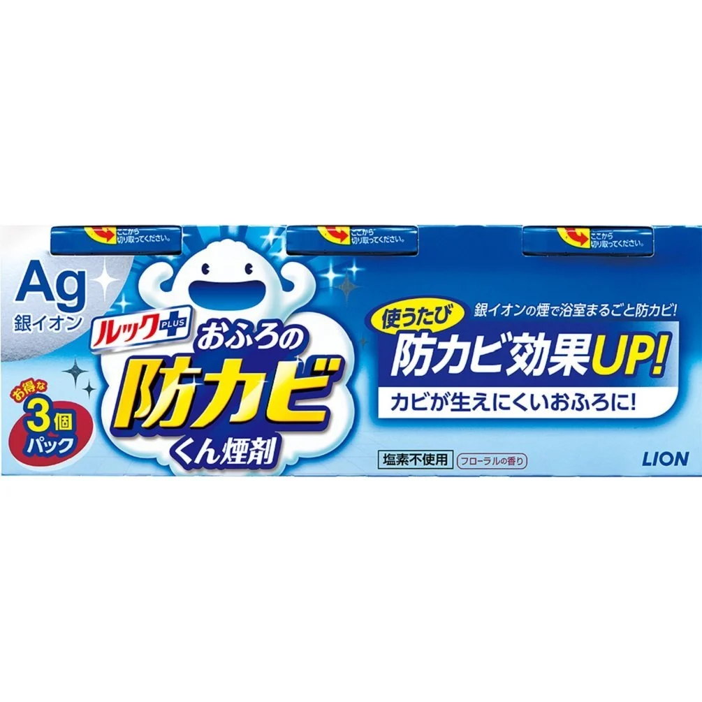 Look Anti-Mold Fumigant for Bathrooms Floral Fragrance 4g x 3 Packs