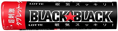 LOTTE BLACK BLACK TABLETS 32g x 10 pcs.