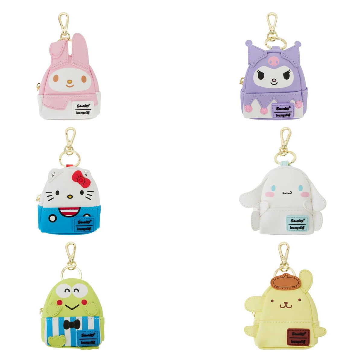 Loungefly Sanrio Hello Kitty 50th Anniversary Classic Mystery Box Keychain