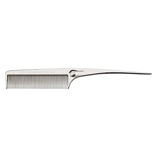 Love Chrome Professional F Ring Comb Silver