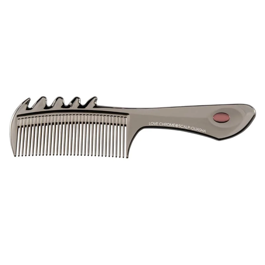 Lovechrome Pettine Gua Sha Premium Nero Cura Capelli 227x58 mm - LOVE CHROME