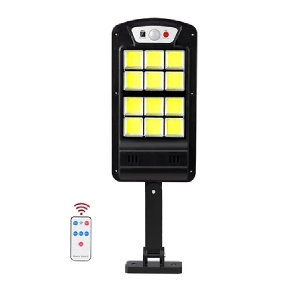 LUCE AD ENERGIA SOLARE SENSORE DI MOVIMENTO A LED STAFFA TELECOMANDO GIARDINO - TrAdE Shop Traesio