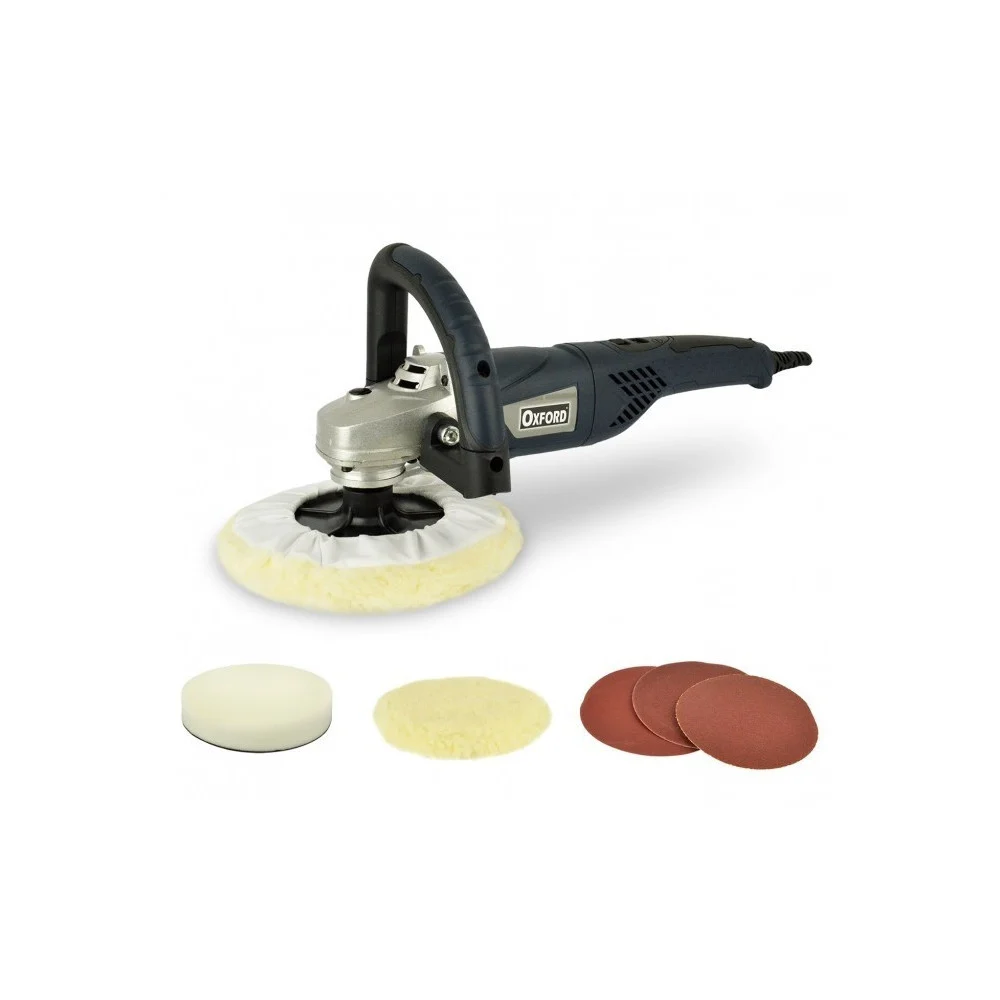 LUCIDATRICE ANGOLARE PER CARROZZIERE 180MM 1260W CON REGOLAZIONE GIRI PROF - Trade_Ox