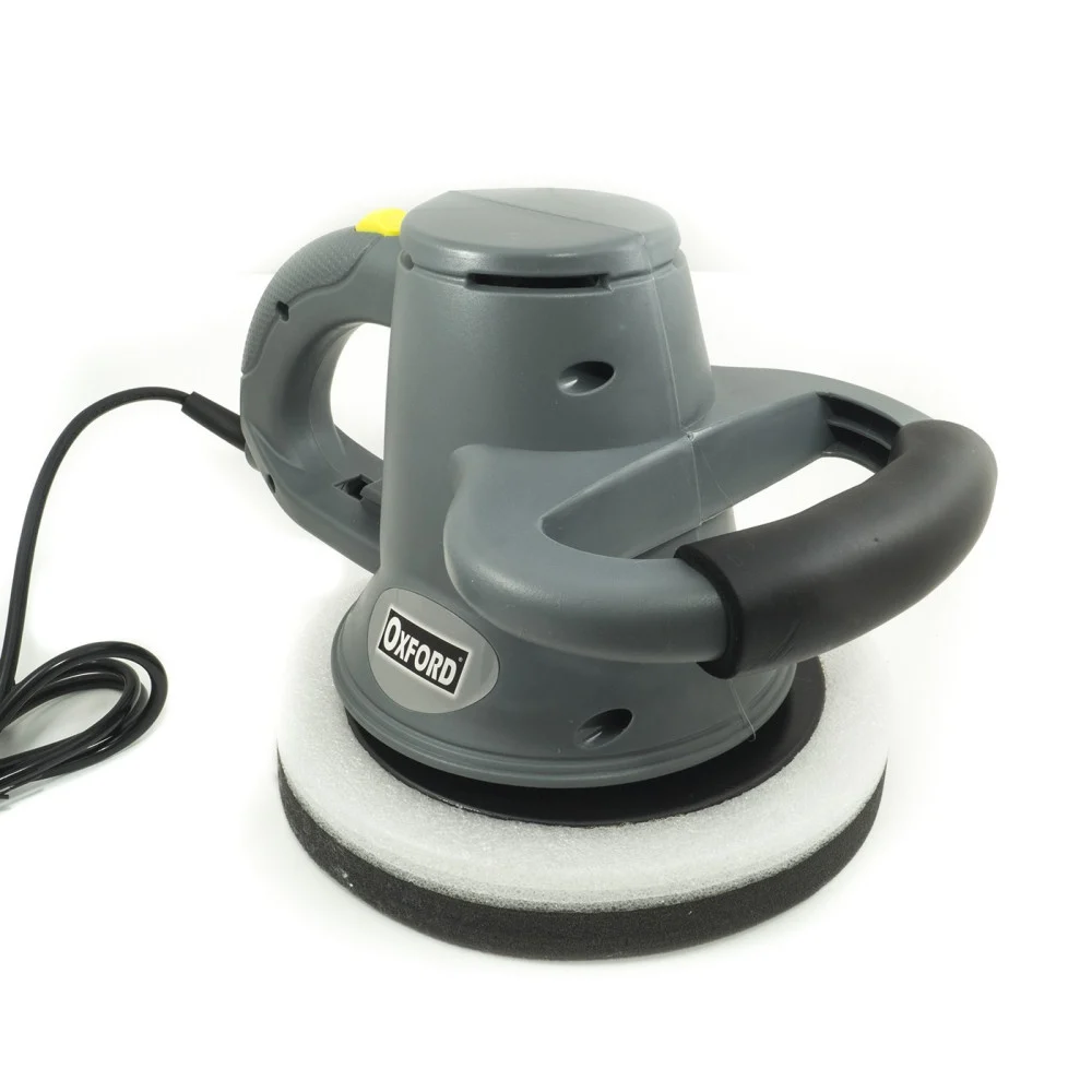 LUCIDATRICE ELETTRICA 110 WATT CERA AUTO MOTO BARCA CON CUFFIA BASE 240MM - Trade_Ox
