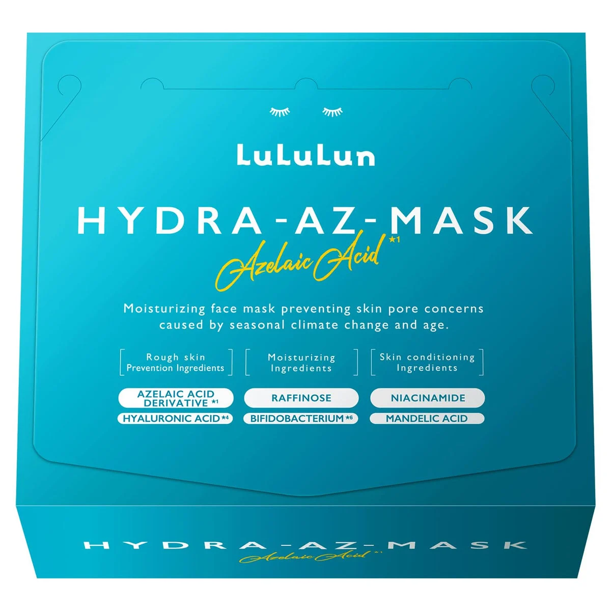 LuLuLun Maschera Viso Hydra Sheet Mask 28 Fogli Grande Dimensione