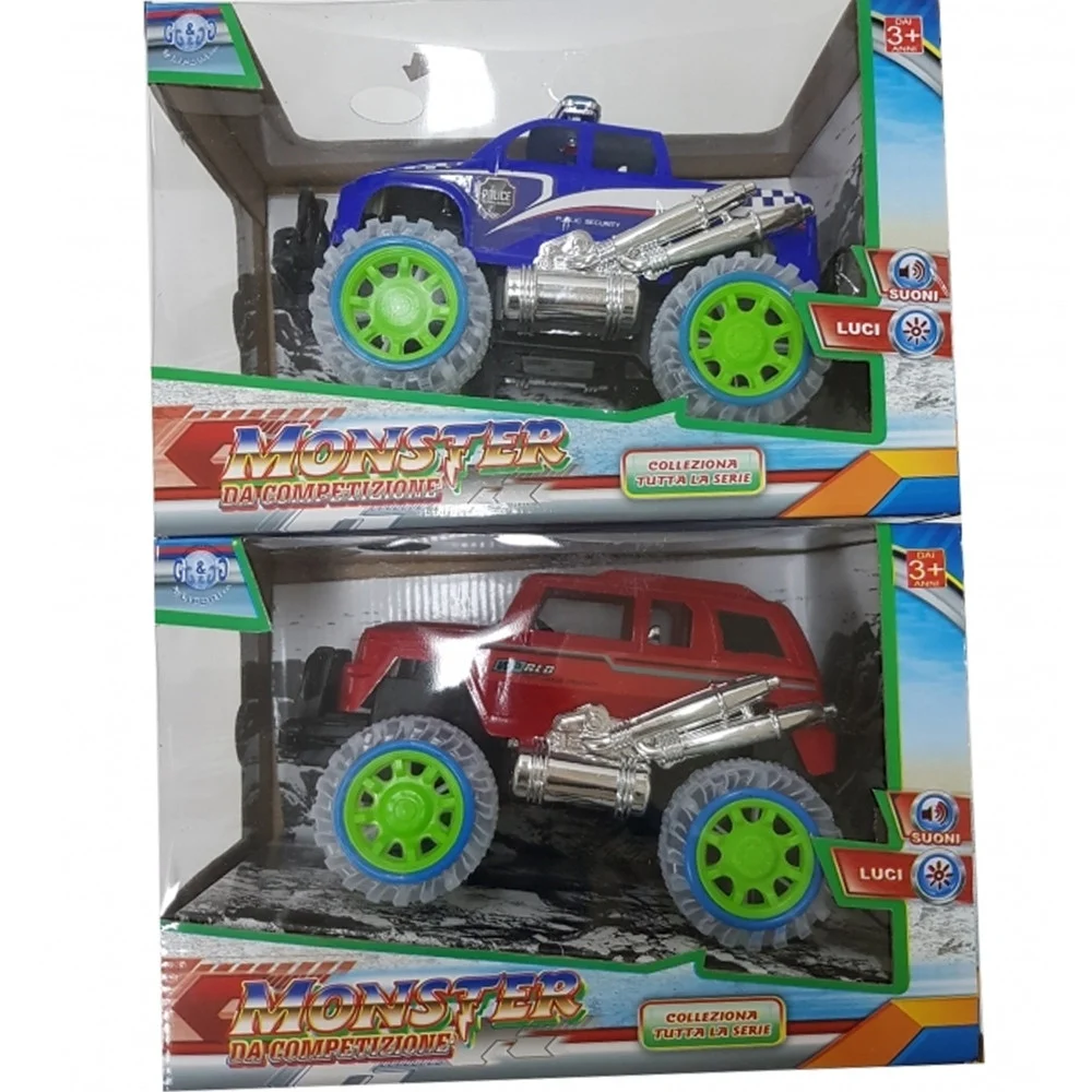 MACCHINA MONSTER COMPETIZIONE LUCI SUONI GARE SFIDE RACE RACING MACCHININA GIOCO - TrAdE Shop Traesio