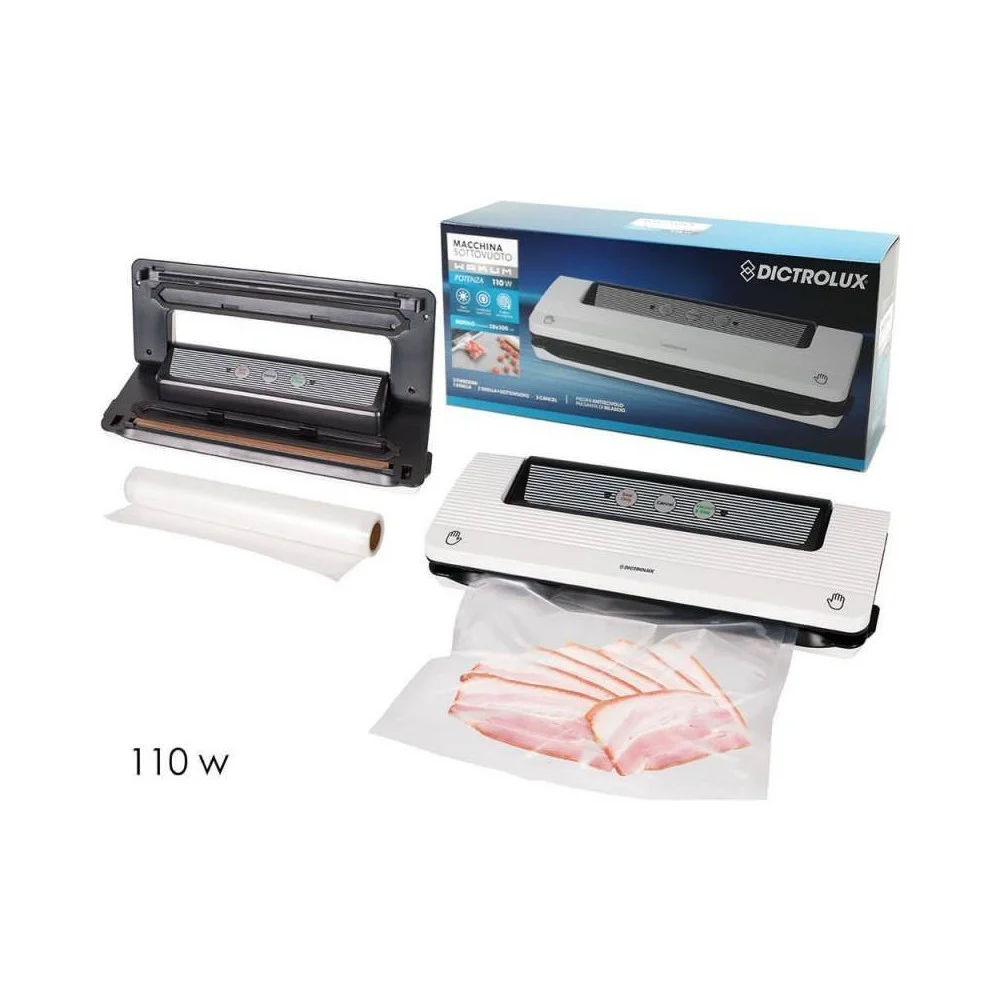 MACCHINA SOTTOVUOTO AUTOMATICA ALIMENTI SIGILLA SACCHETTI 110W SOTTO VUOTO 2IN1 - TrAdE Shop Traesio