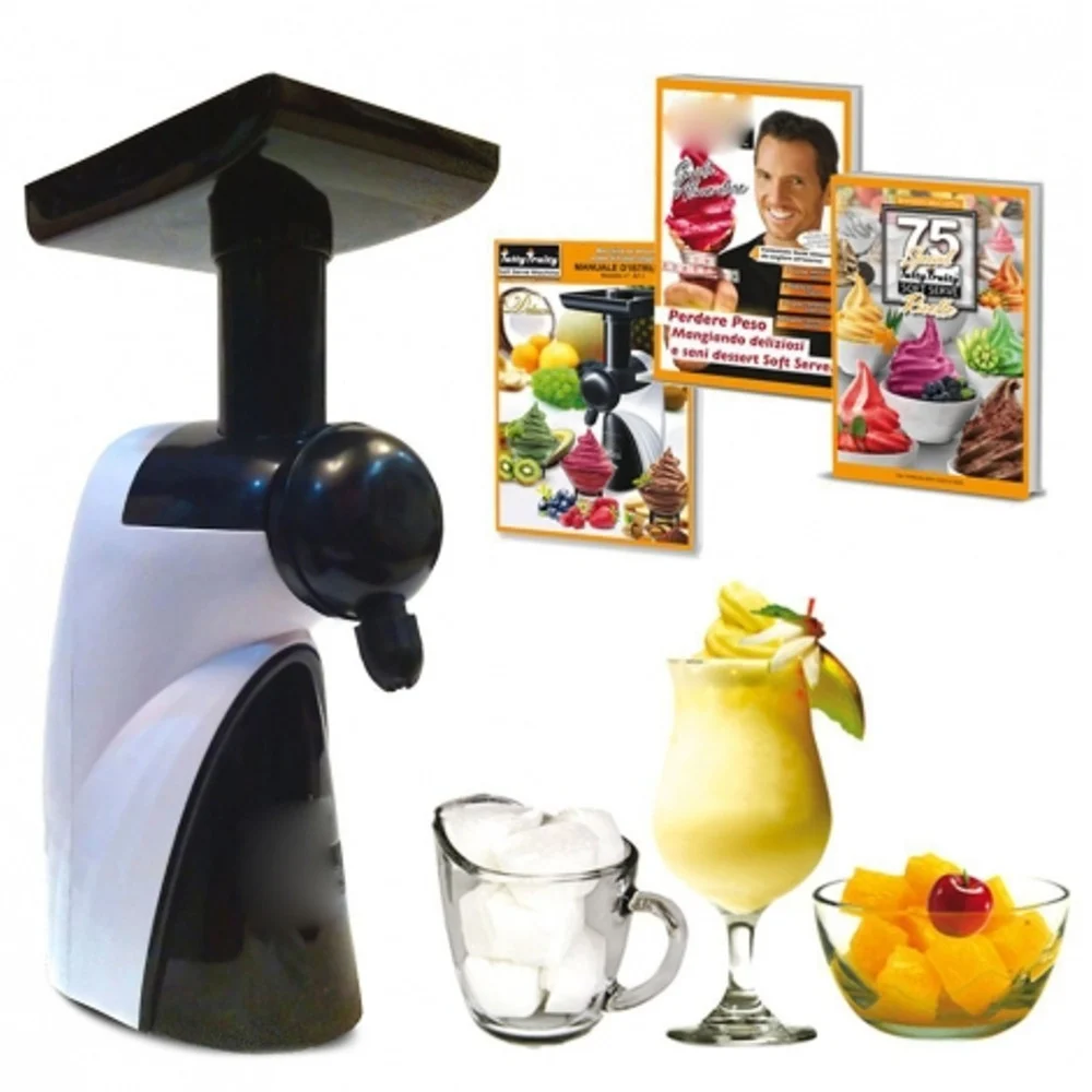MACCHINA TUTTY PER GELATO YOGURT 200W YOGURTIERA CON FRUTTA NATURALE GHIACCIO - TrAdE Shop Traesio